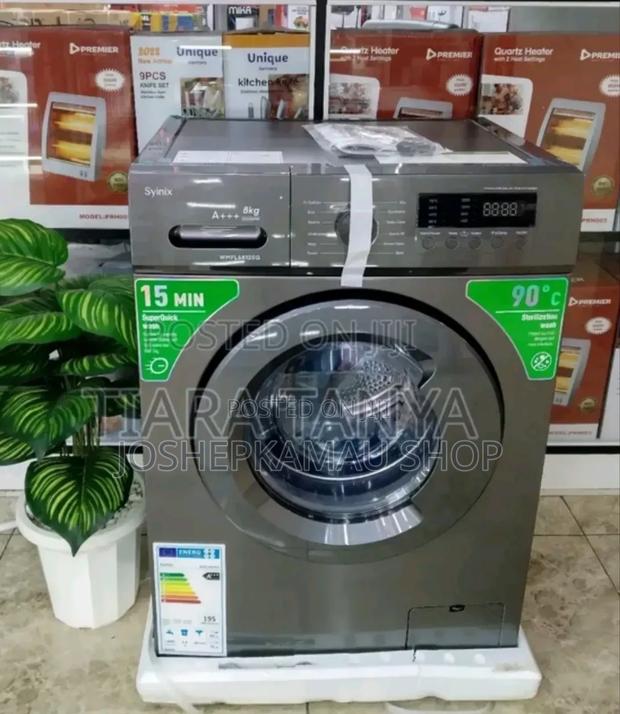 Syinix 8kgs Wonderful Front Load Wash/ Spin Washing Machine