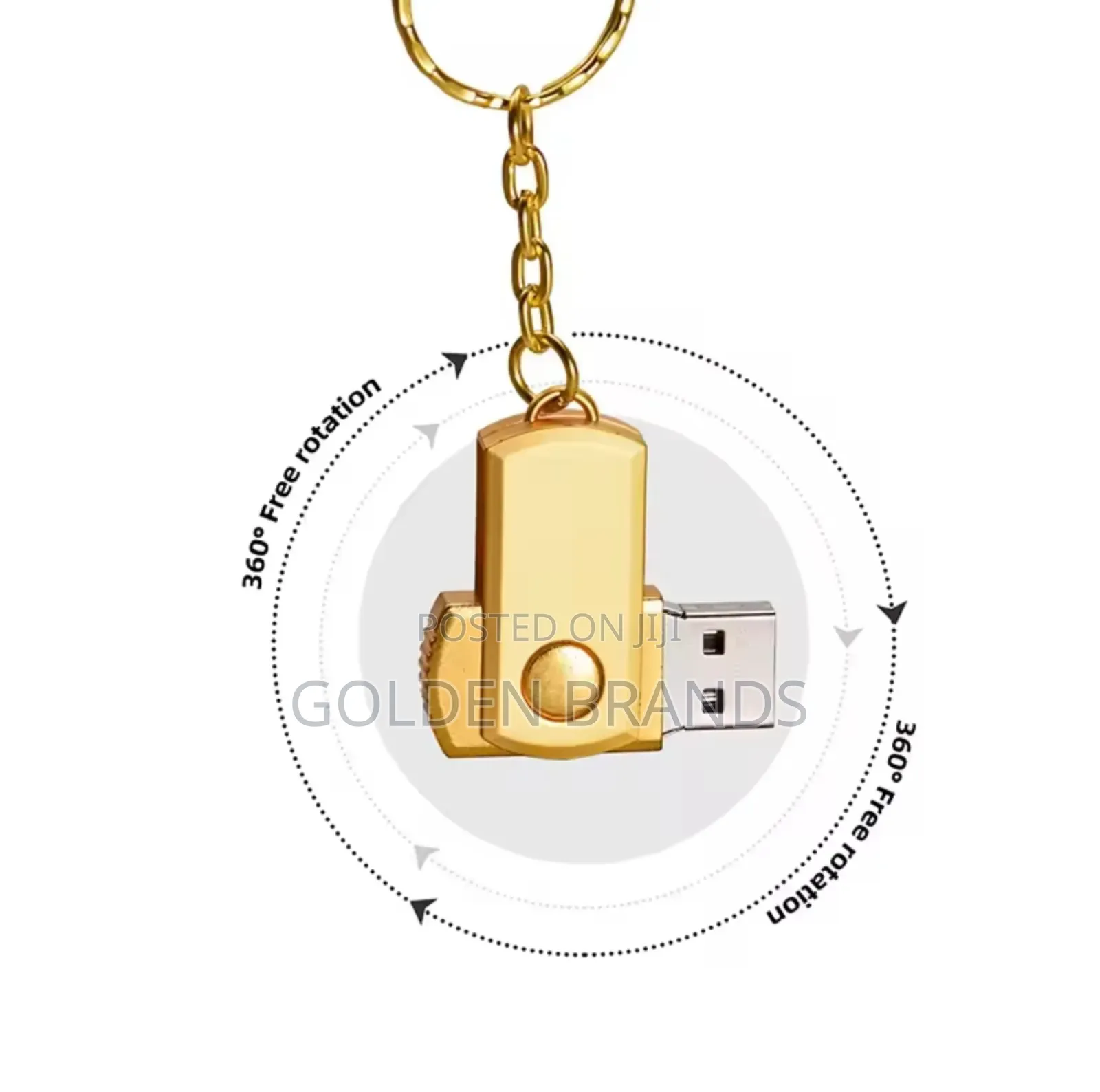 Golden Flash Drives 64 GB Memory