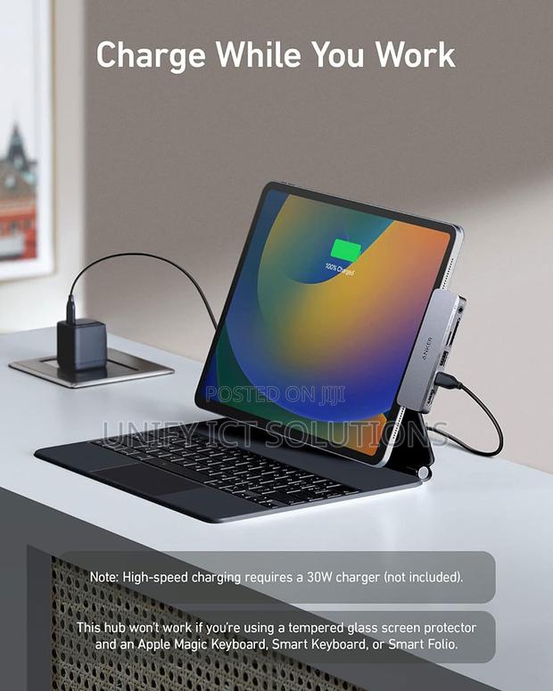 Anker 541 USB-C Hub (6-in-1, for iPad 60W) - thumbnail 2