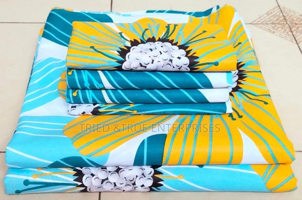 7*8 Printed Bedsheets, 2flat Bedsheets 4pillowcases Fq3k - main view