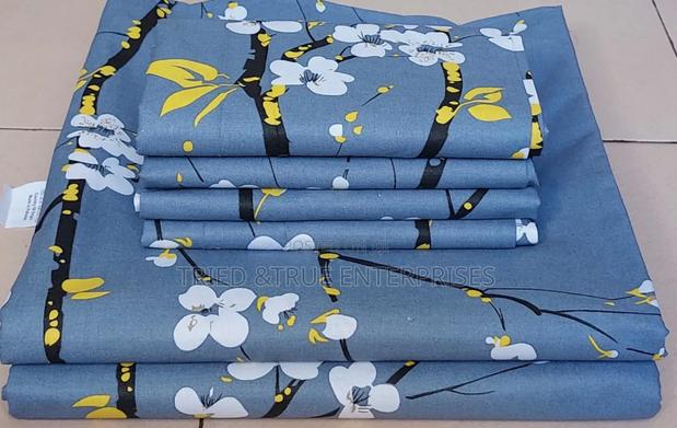 7*8 Printed Bedsheets, 2flat Bedsheets 4pillowcases Cx7yg - main view