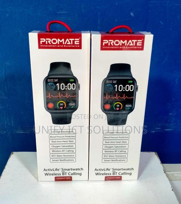 Promate Xwatch-B2 Smartwatch With BT Calling - thumbnail 2