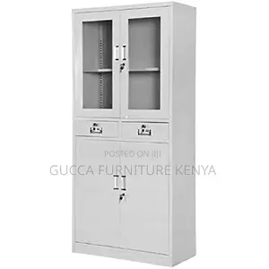 Cabinets: Steel Cabinet With Two Lockable Center Drawers