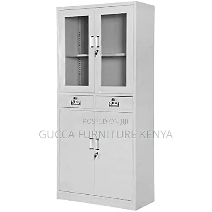 Cabinets: Steel Cabinet With Two Lockable Center Drawers