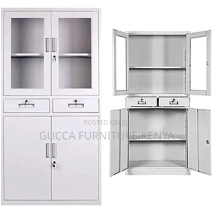 Cabinets: Steel Cabinet With Two Lockable Center Drawers