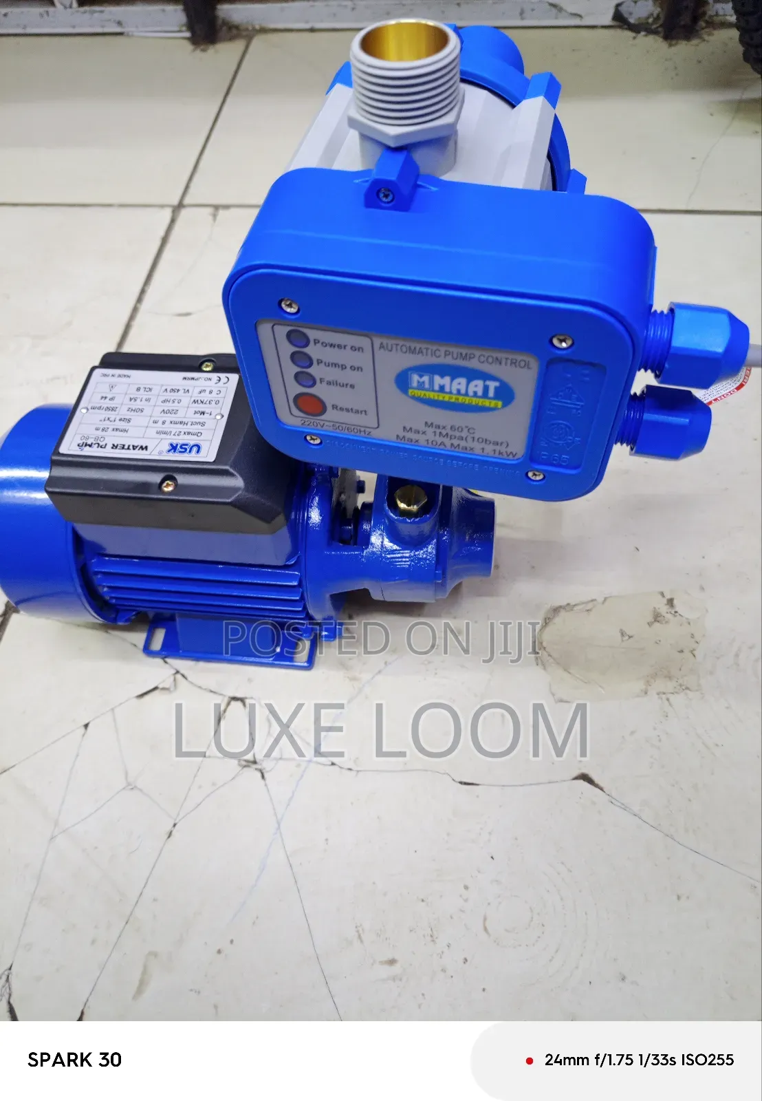 Pump Controller With Usk Water Pump