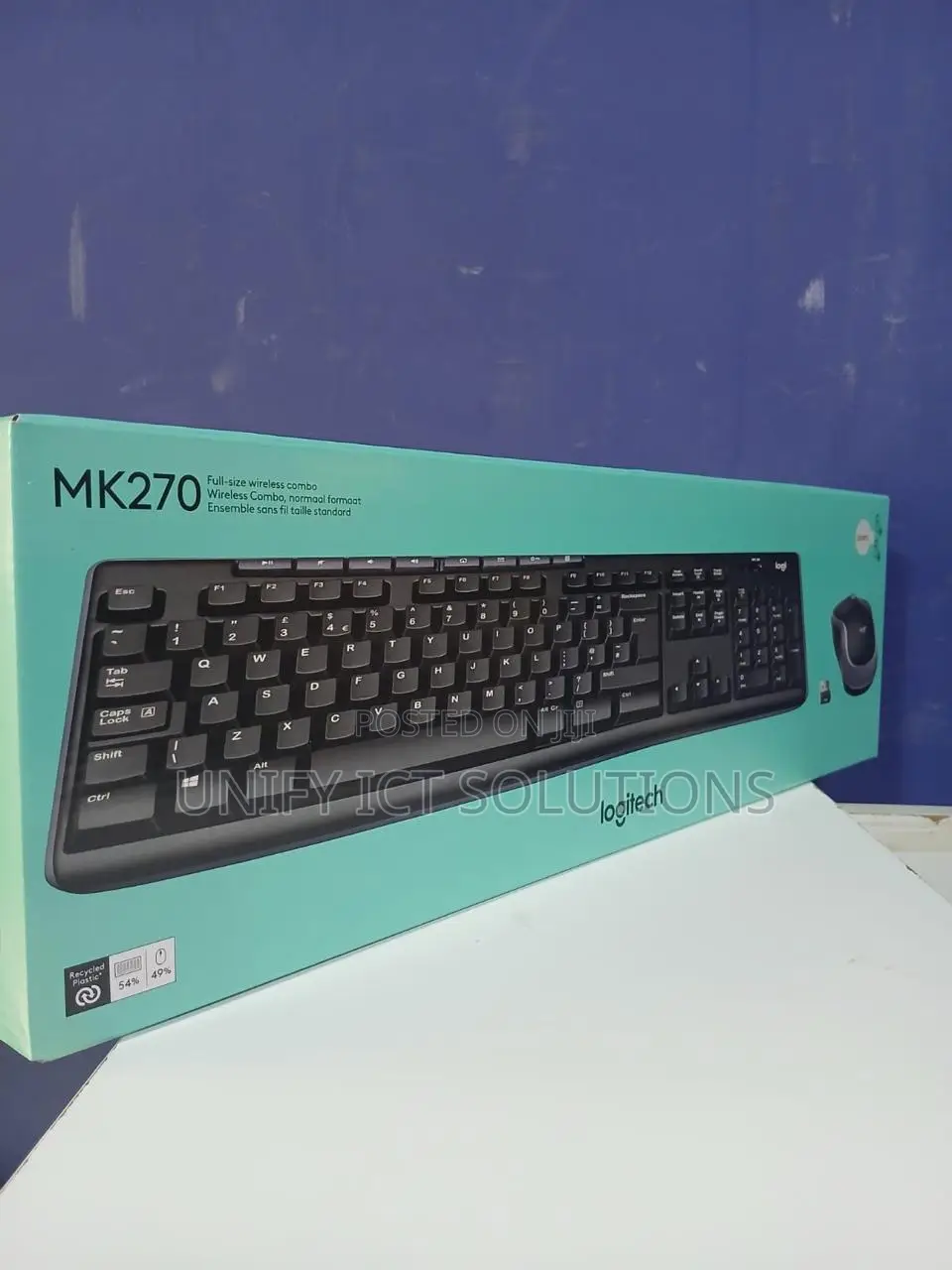 Logitech Mk270 Reliable Wireless Keyboard and Mouse Combo