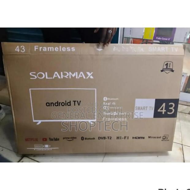 Solarmax 43 Smart Tv Android Frameless With Bt Smart Tv