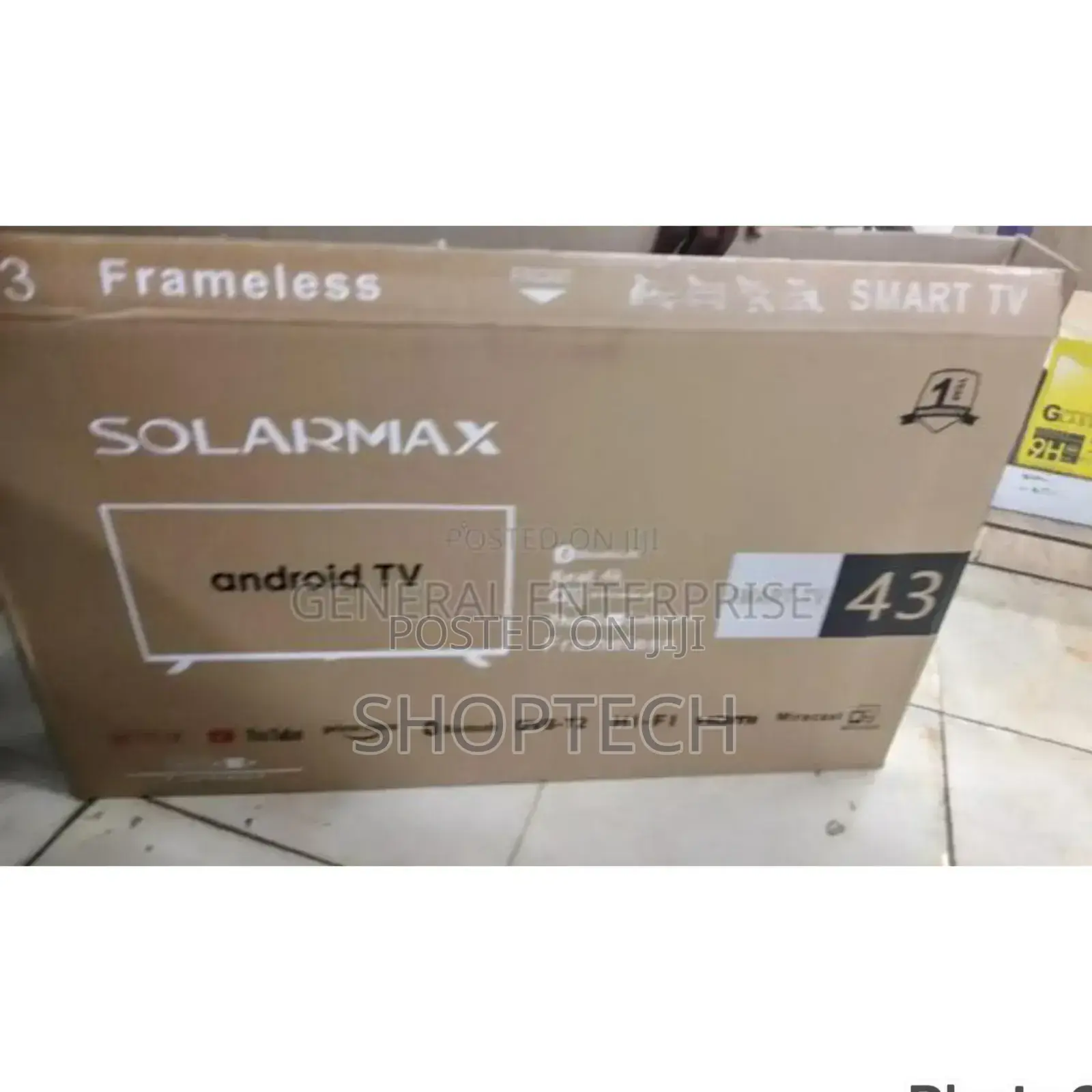 Solarmax 43 Smart Tv Android Frameless With Bt Smart Tv