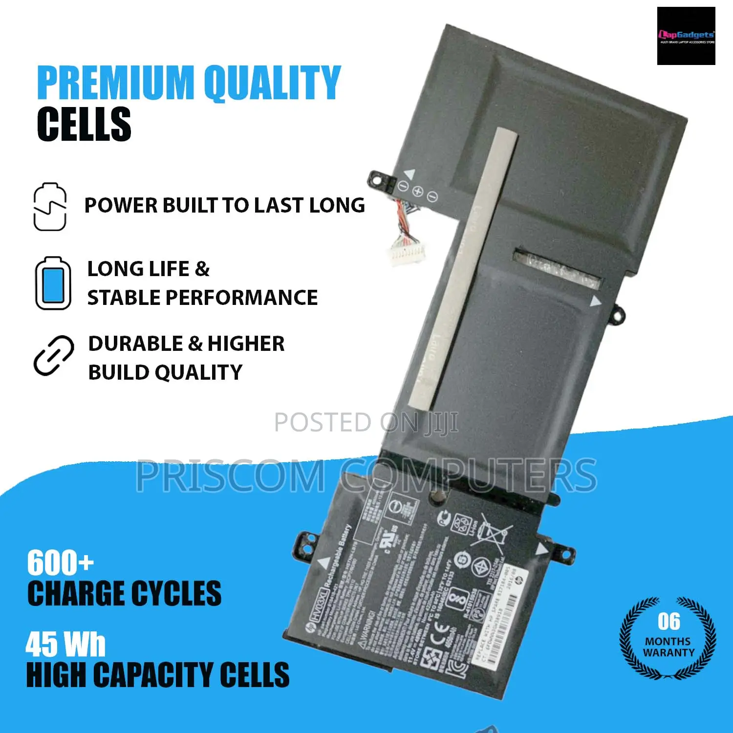 Hv03xl Laptop Battery for HP X360 310 G2 HSTNN-Lb6p