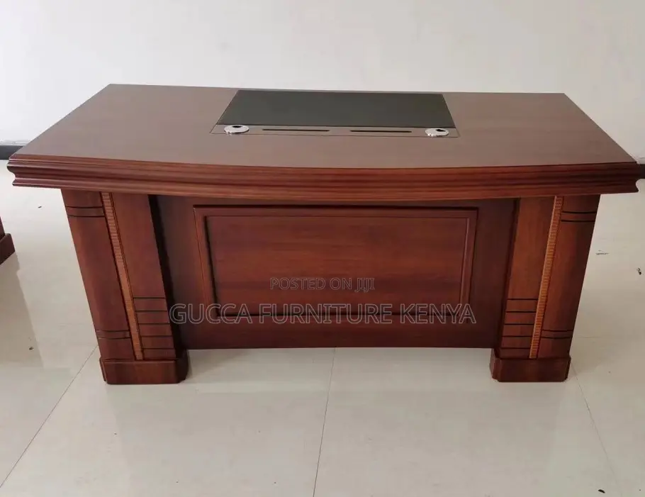 Office Tables:1600mm Executive Wooden Reception Boss Desk