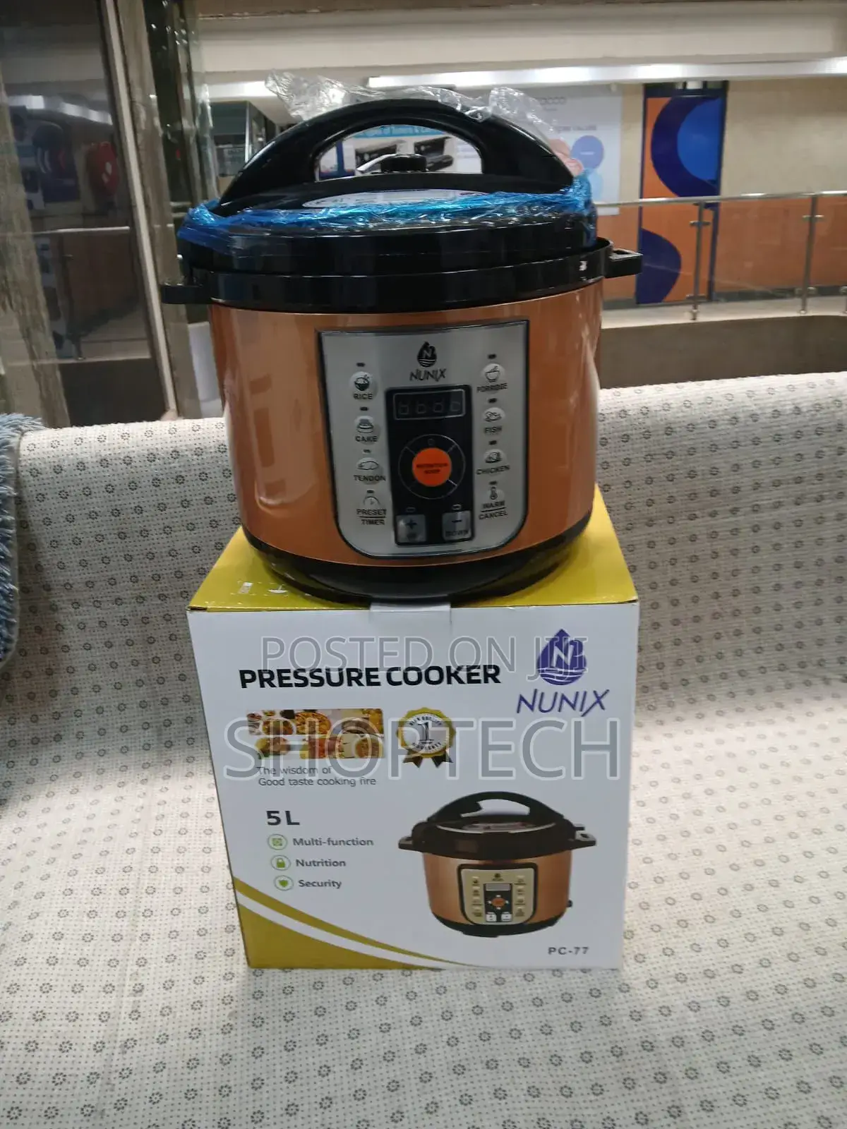 5litres Nunix Electric Pressure Cooker PC-77