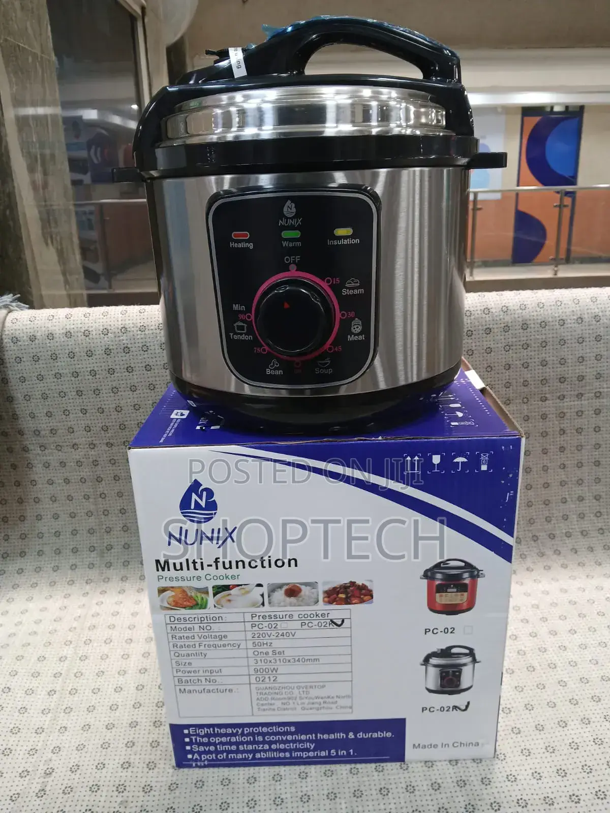 5litres Nunix Pressure Cooker Pc-