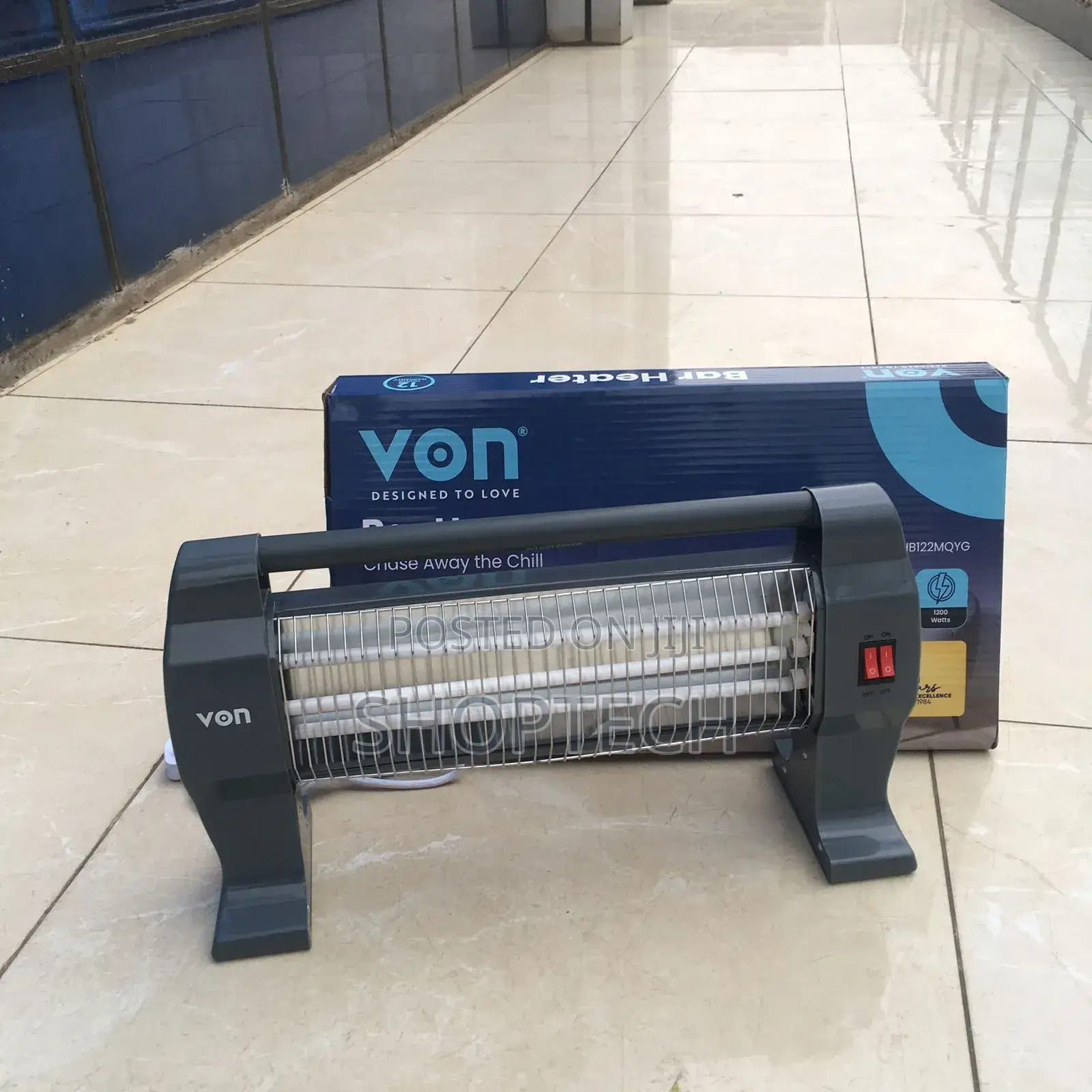 Von Quart Room Heater 1200W