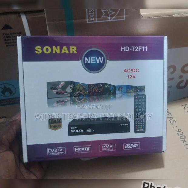 Sonar Hd-T2f11 Free to Air Decoder - Black - main view