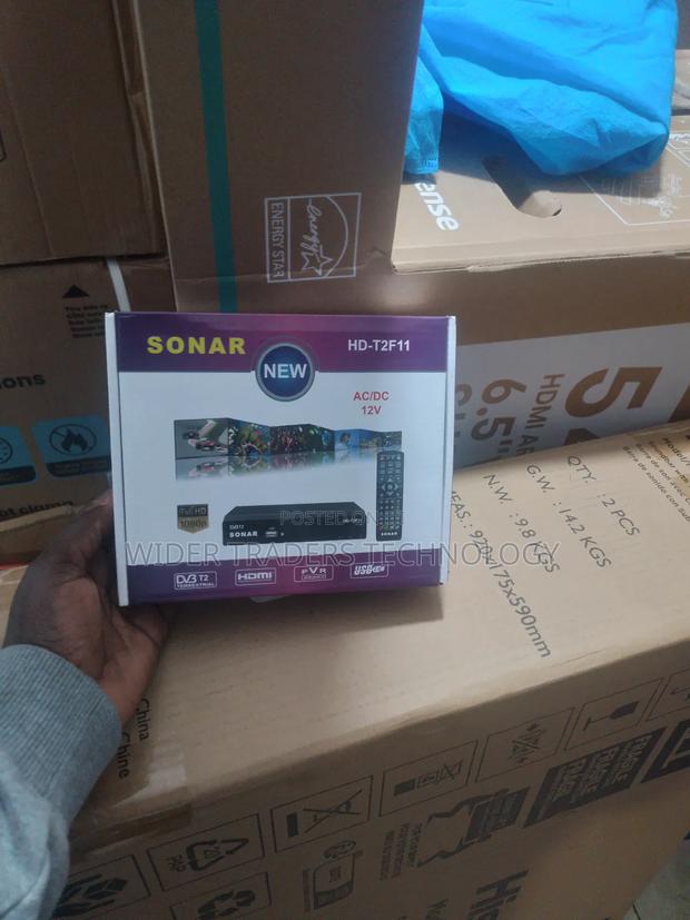 Sonar Hd-T2f11 Free to Air Decoder - Black - thumbnail 2