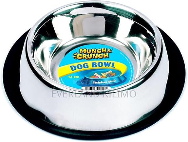 Medium Non-Slip Stainless Steel Feeding Bowl - main view