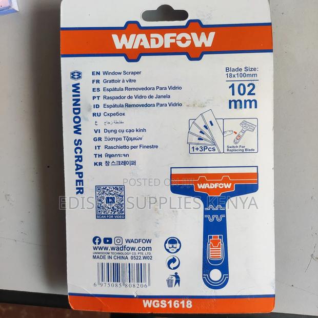 Scraper Tile Wadfow Glass Scraper Paint Stripper Knife Tool - thumbnail 4