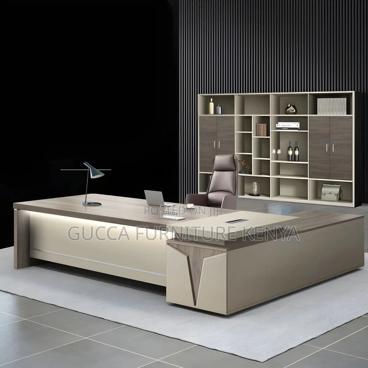 Office Tables:1600mm Modern Executive L-Shaped Library Table