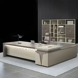 Office Tables:1600mm Modern Executive L-Shaped Library Table