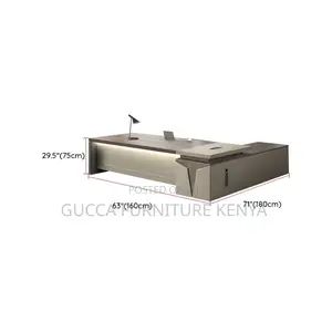 Office Tables:1600mm Modern Executive L-Shaped Library Table