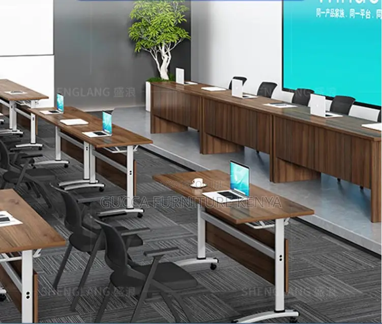 Office Chairs: Foldable Training Chair With Writing Board