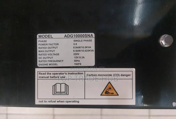 Heavy-Duty Premier Silent Diesel Generator 10KVA 1 Phase - thumbnail 2