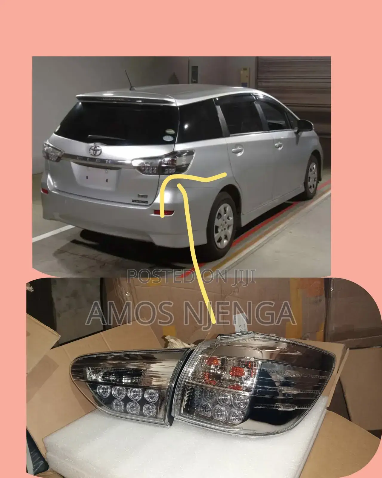 Toyota Wish 2014 Taillamp