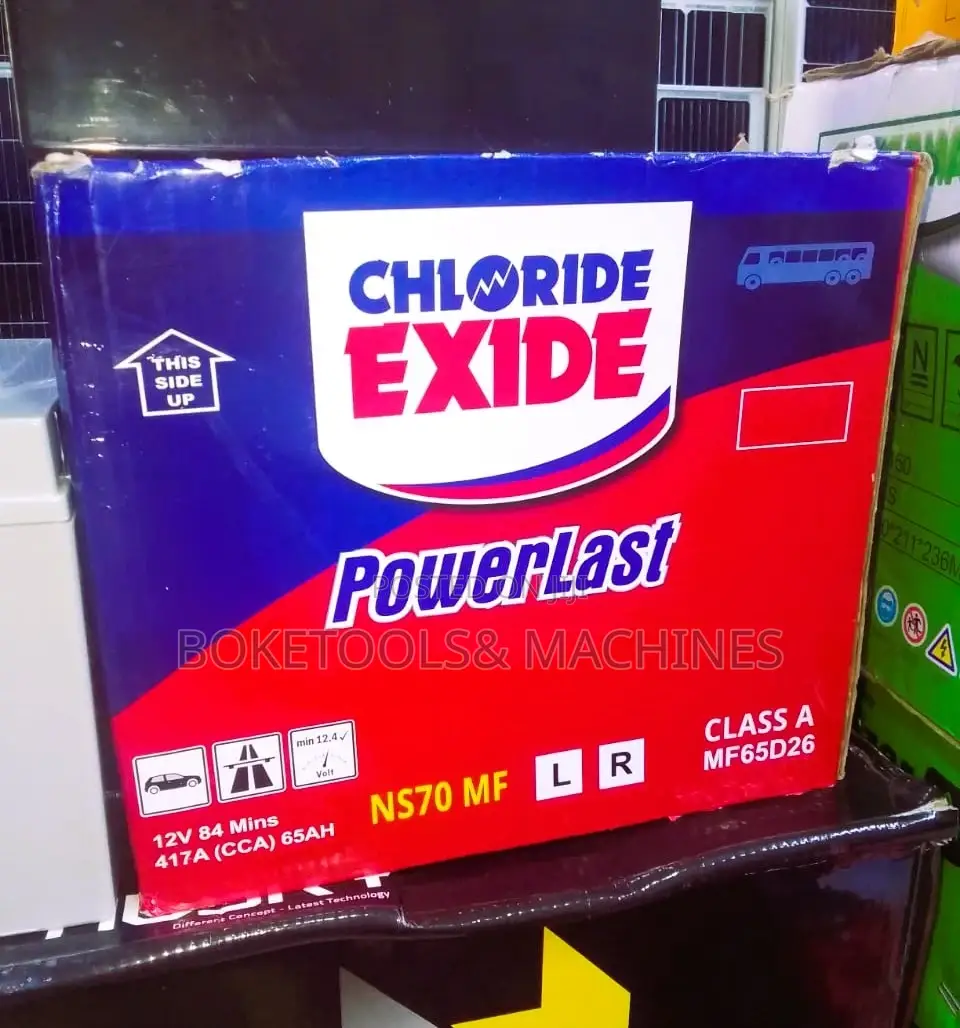 Chloride Exide NS70 65ah Dry Battery