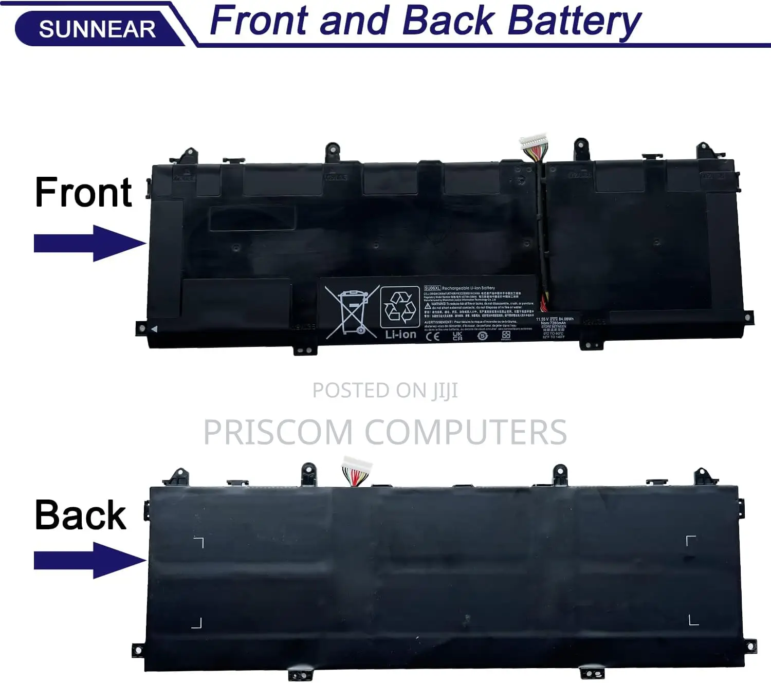 HP Pavilion 15-Cx 15-Cx00 15-Cx0058wm Envy X360 Battery