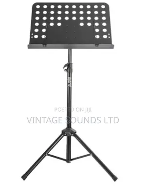 Portable Adjustable Height Metal Music Stand For Musicians
