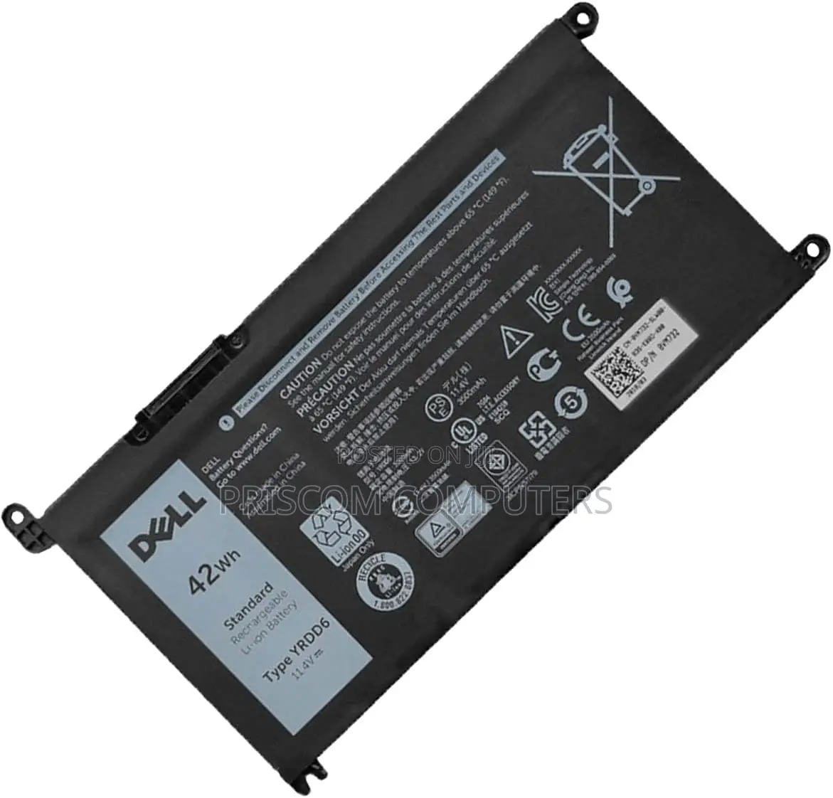 Yrdd6 Battery for Dell Inspiron 5482 5480 5481 5485 5491 559