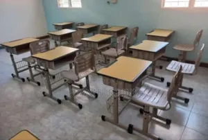 School Study Desk , Adjustable Table and Chair