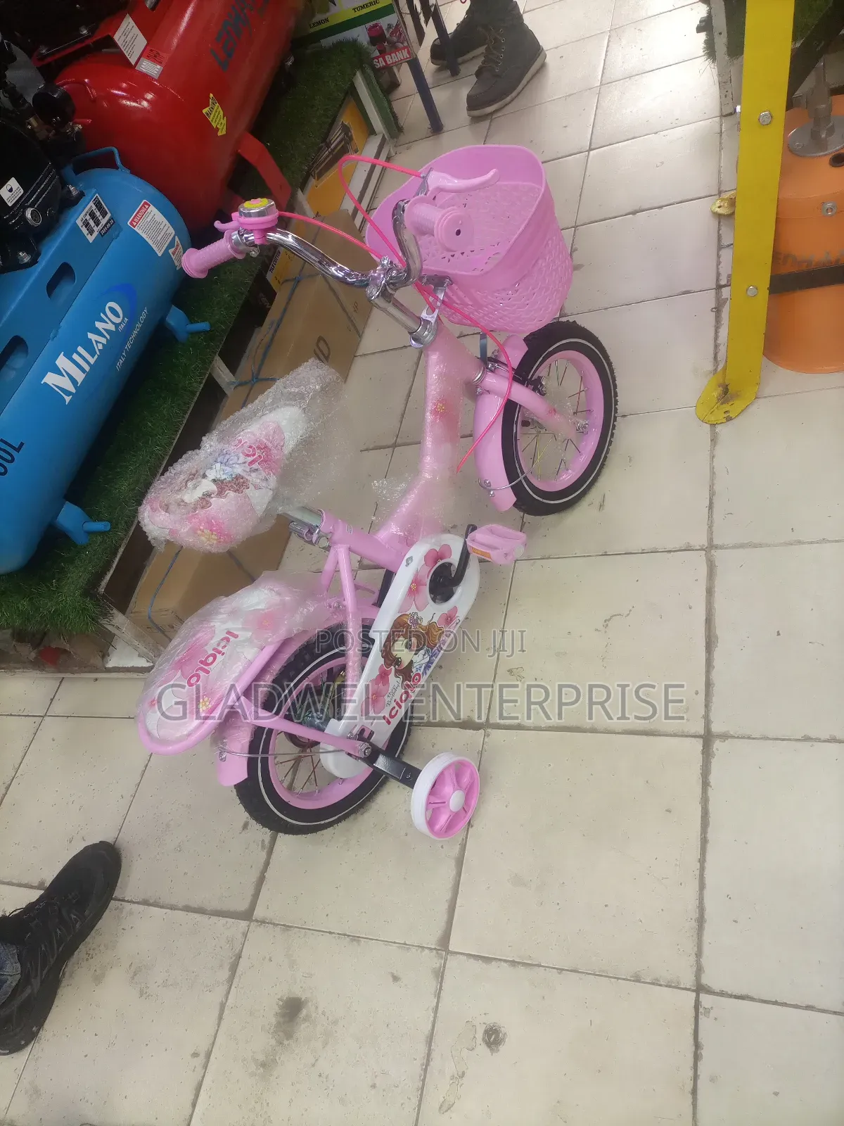 Size 12 Kids Bicycle Best for Girls With Training Wheels