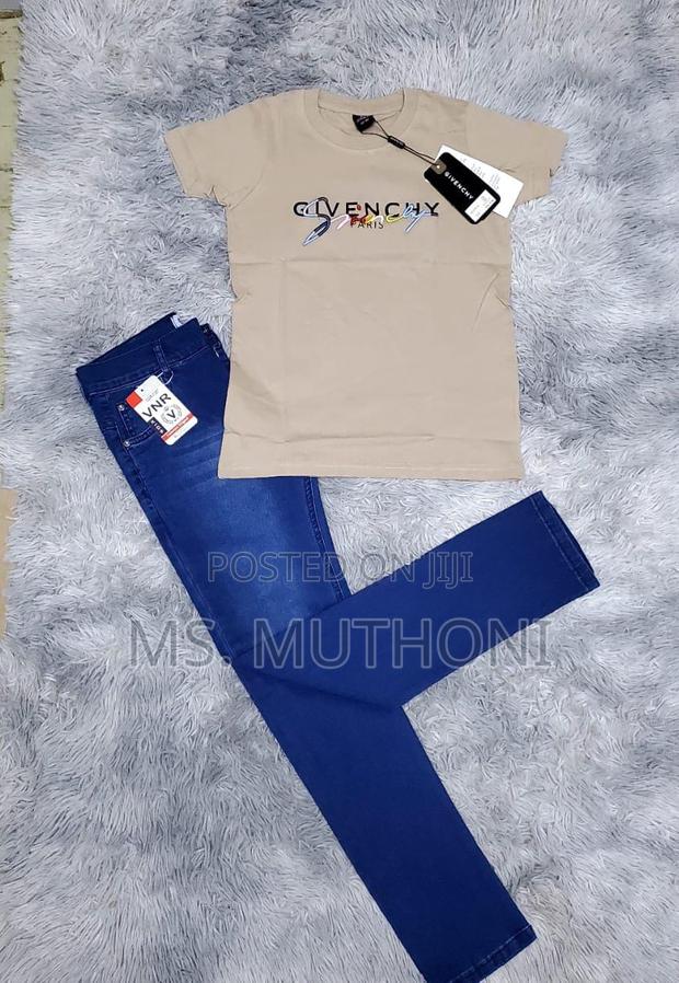 GIVENCHY 2 PC* *T-Shirt+ Blue Jeans* 11 -15 Yrs - main view