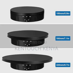 3 in 1 360 Degree Electric Turntable With Remote Control