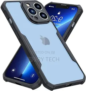 Xundd iPhone 13 Pro Max Back Cover Case (Clear PC + TPU