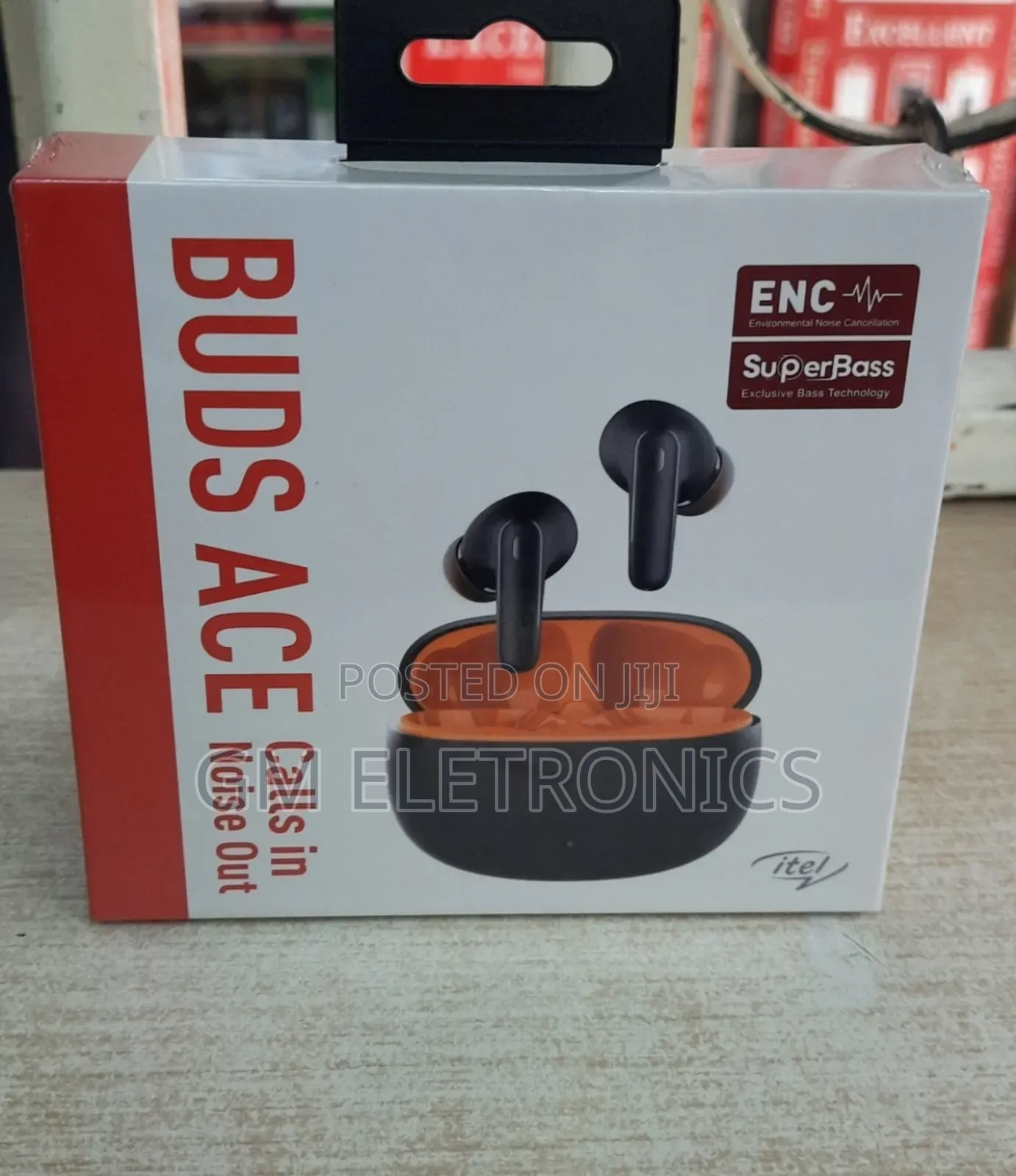 Itel ENC Buds Ace Earbuds- Black.