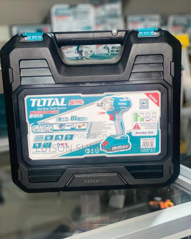 Cordless Impact Wrench Total 300nm 20V 2.0ah Batteries 2pcs - thumbnail 2