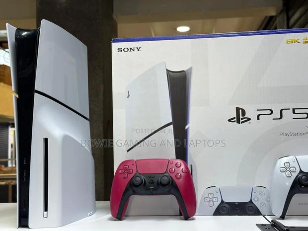 Playstation 5 Slim With 2 Controller Used. - main view