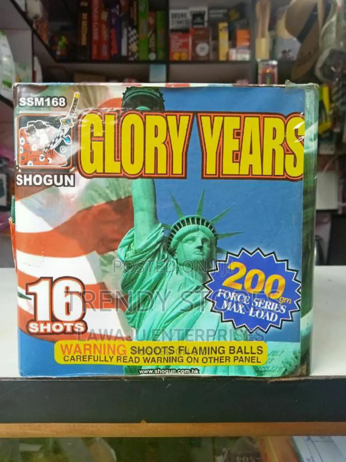 Glory Years 16 Shots Fireworks