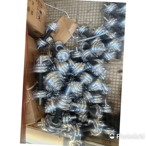 Chrome Dumbells Without Case - main view