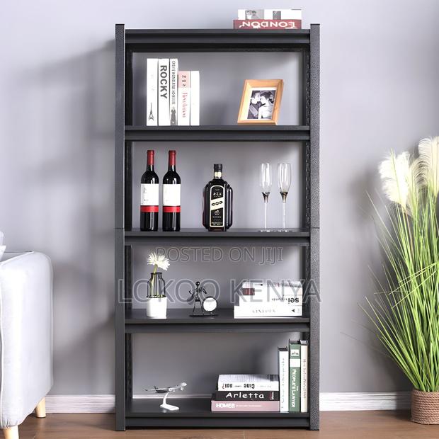 Office Cabinet: Open Back Metal Frame Bookshelf