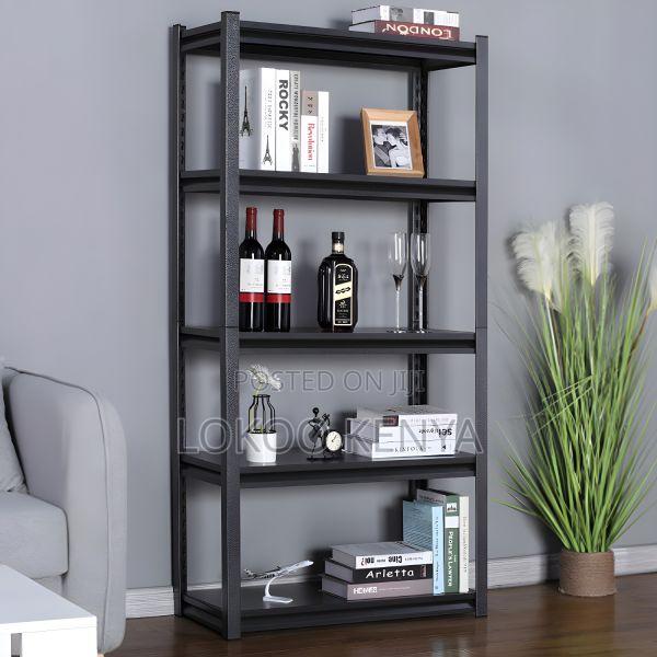 Office Cabinet: Open Back Metal Frame Bookshelf - thumbnail 3