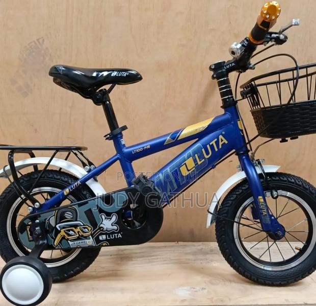 Cute Blue Bike Size 12"