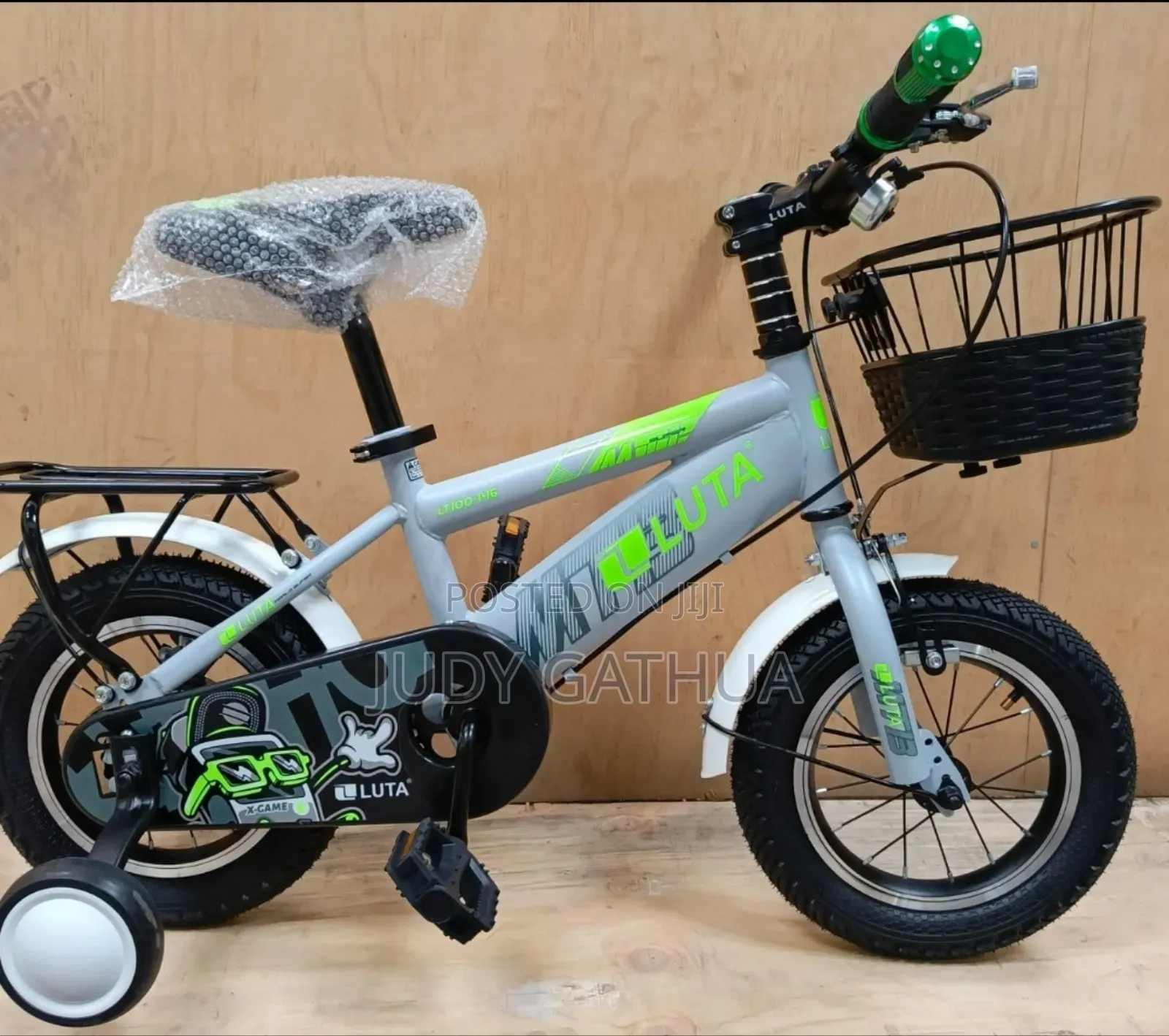 White And Grey Bike Size 12"