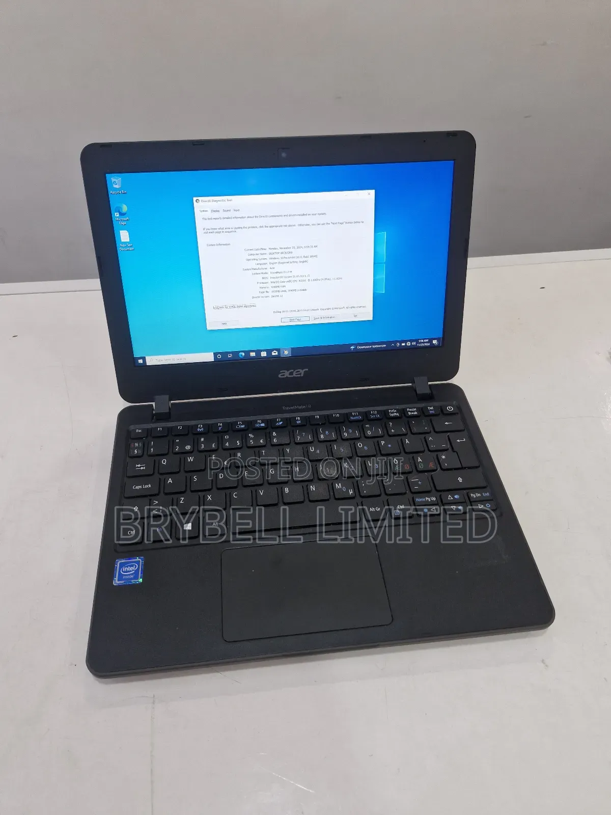 Laptop Acer TravelMate B113 4GB Intel Celeron HDD 72GB
