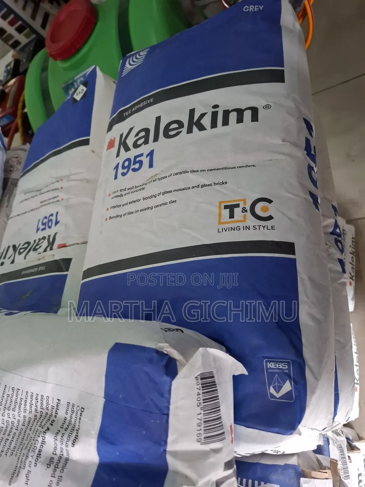 Kalekim Tile Adhesive 25kgs