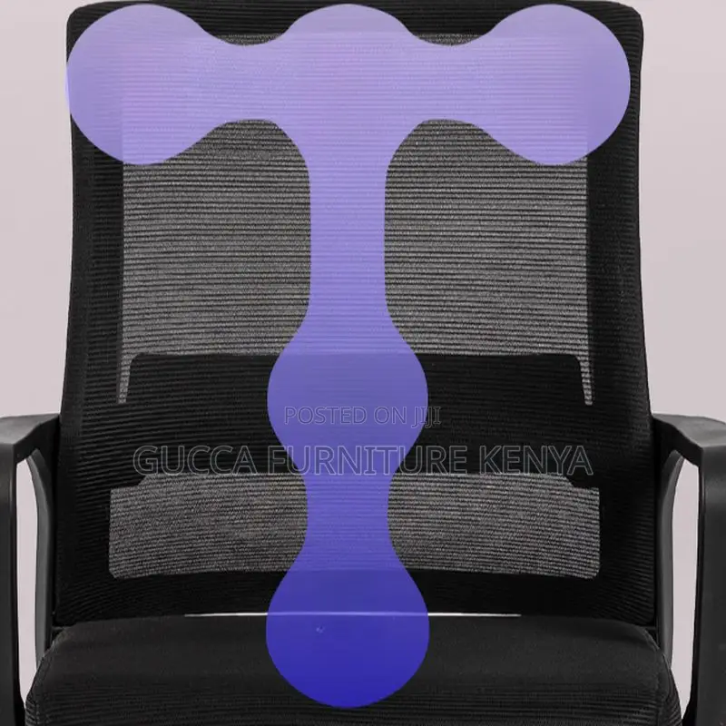 Office Chairs: Simple Black Mesh Conference Room Table Chair
