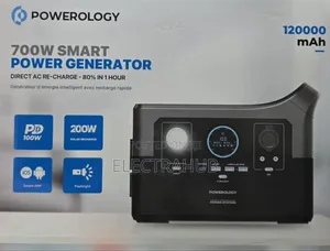 Powerology 700W Smart Power Generator 12,000mah New Sealed